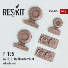 Смоляные колеса для самолета Republic F-105 (A, B, C, D) "Thunderchief"