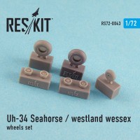 Смоляные колеса для вертолетов Uh-34 Seahorse / Westland Wessex (все модификации)