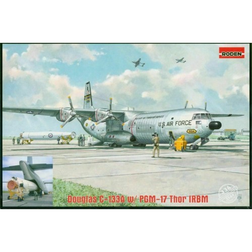 Літаки Грузовой самолет Douglas C-133A баллистической ракетой ВВС США PGM-17 Thor