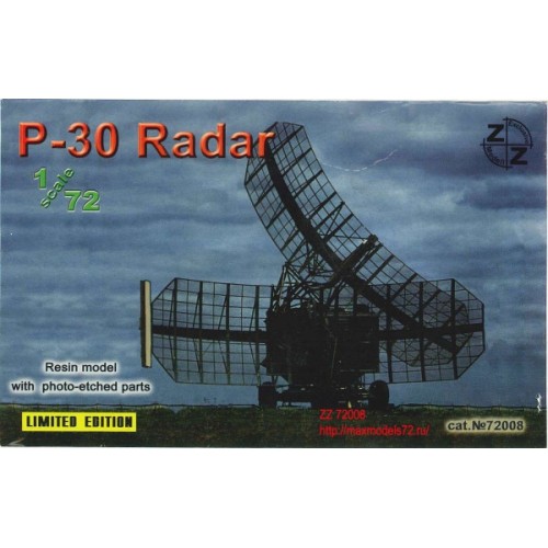 Бронетехника и артиллерия ZZ72008 P-30 Soviet radar vehicle, plastic/resin/pe