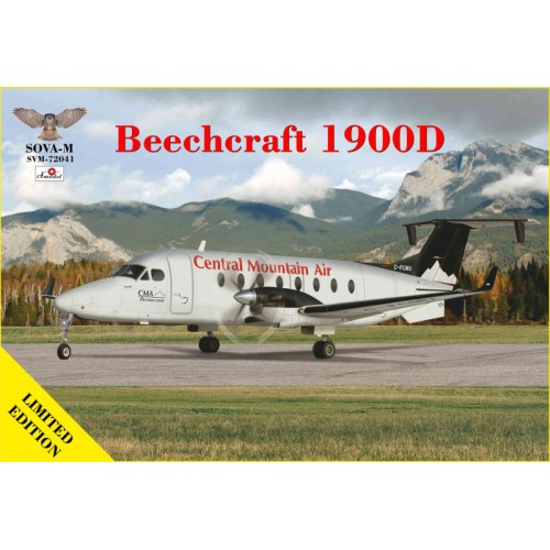 Збірна модель літака Американський турбогвинтовий літак Beechcraft 1900D 1:72