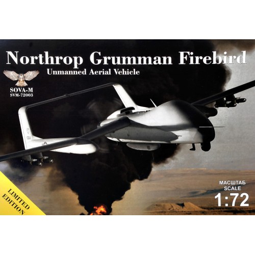 Збірна модель літака Безпілотний літальний апарат Northrop Grumman Firebird 1:72