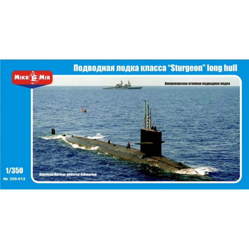 Збірна модель Подводная лодка класса "sturgeon" long hull