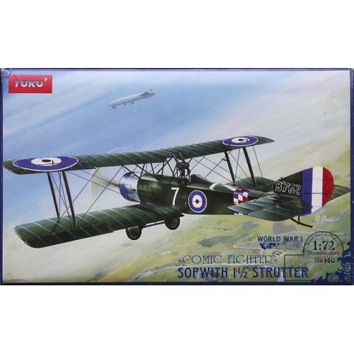 Збірна модель літака Sopwith 1 1/2 Strutter Comic fighter 1:72