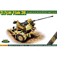 Зенитная пушка FlaK.36 3.7cm на прицепе Sd.Ah.52