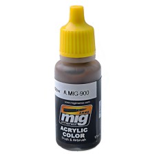Акриловая краска AMMO A-MIG-0900: Темно-желтая теневая