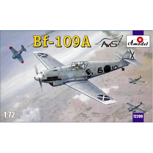 Літаки Самолет Messerschmitt Bf-109A German fighter