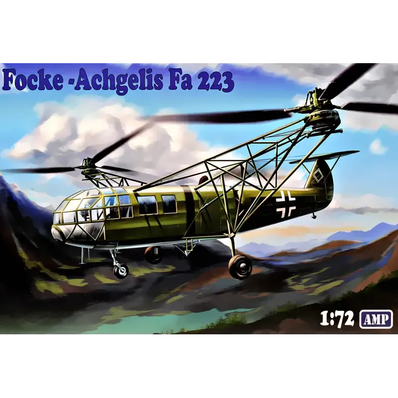 Збірна модель Транспортный вертолет Focke - Achgelis Fa 223 1:72