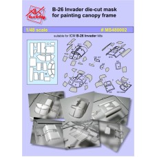 Маска для модели самолета B-26 (ICM)