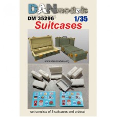 Аксессуары для диорамы. Чемоданы 8шт.