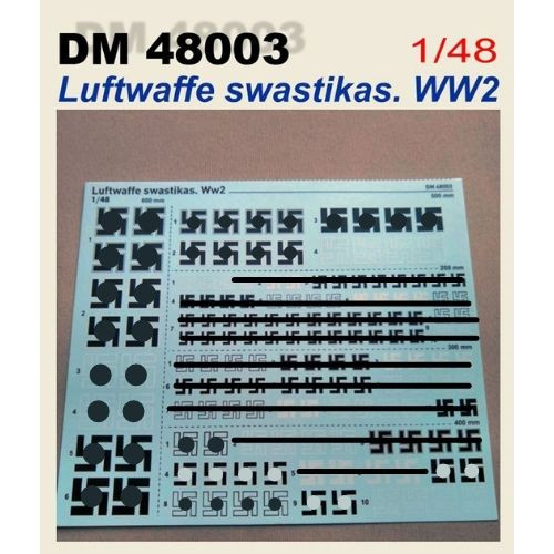 Декалі Декаль для самолетов Люфтваффе, Вторая мировая война