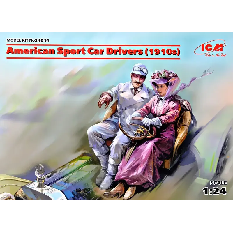Американские водители спортивных автомобилей (1910 год) 1:24