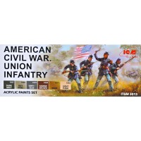 Набор красок для Пехоты Союза Гражданской войны в США, 6 шт.