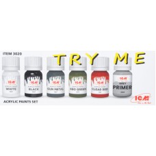 Набор красок "Попробуй меня", 6 шт.