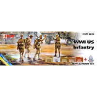 Набор акриловых красок Пехота США Первая мировая, 6 шт.
