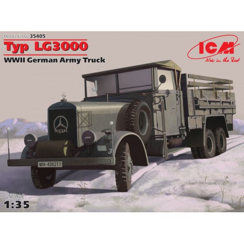 Бронетехника и артиллерия ICM35405 Typ LG3000, WWII German Army truck