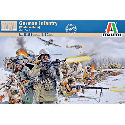 Фігури та мініатюри Немецкая пехота (зимняя форма)