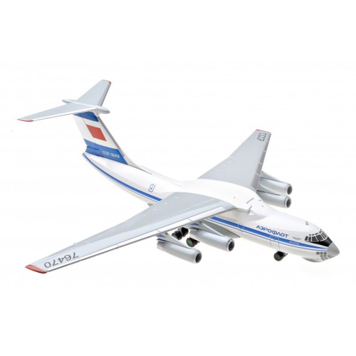 Колекційні моделі Военно-транспортный самолет Ил-76 Аэрофлот "Пулковский авиаотряд" (Борт 76470)