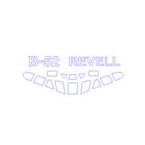 Декалі Маска для модели самолета Boeing B-52H "Stratofortress" (Revell)