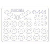 Маска для модели самолета C-141B Starlifter (Roden)