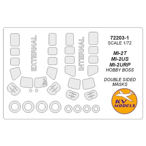 Декалі Маска для модели вертолета Ми-2 (Hobby Boss)
