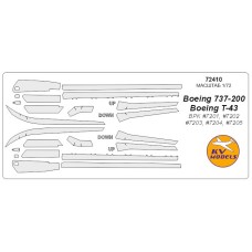Маска для модели самолета Boeing 737-200
