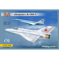 Масштабная модель самолета МиГ-21И (А-144-1) Аналог (первый прототип)