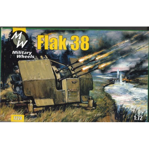 Бронетехника и артиллерия Германская 10.5 cm зенитная пушка FlaK 38