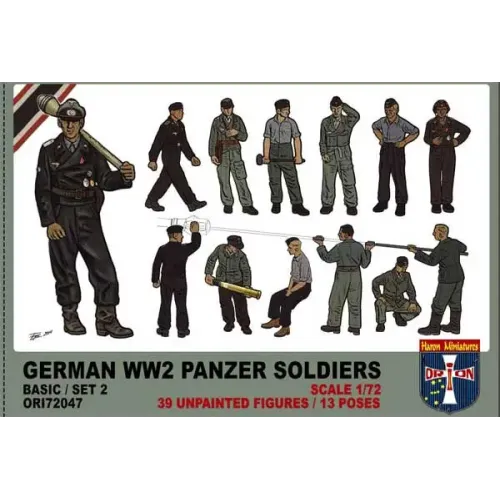 Фигуры и миниатюры Немецкий танковый экипаж, набор 2 1:72