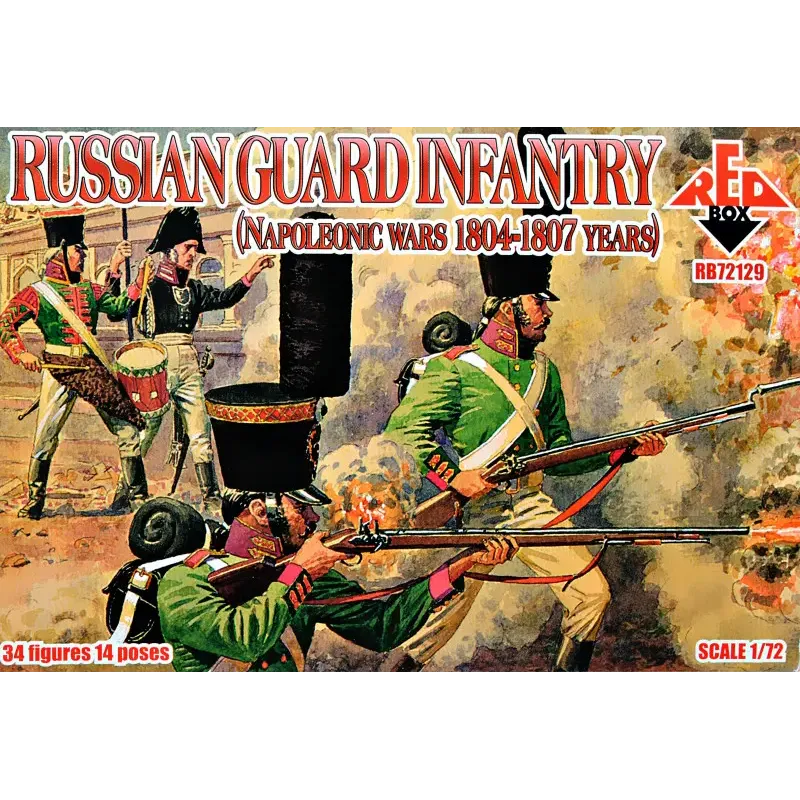 Российская гвардейская пехота. (Наполеоновские войны 1804-1807) 1:72