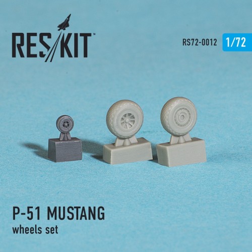 Набори деталіровки Смоляные колеса для самолета P-51 Mustang