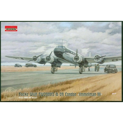 Літаки Немецкий скоростной четырехмоторный самолет Focke-Wulf FW200V3/A-09 Condor