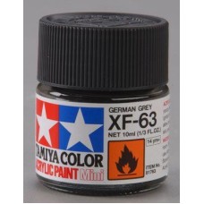 Акриловая краска 10мл Mini XF-63 немецкий серый (матовая)