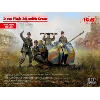 2cm FlaK 38 Німецька зенітна гармата з розрахунком, Друга світова війна
