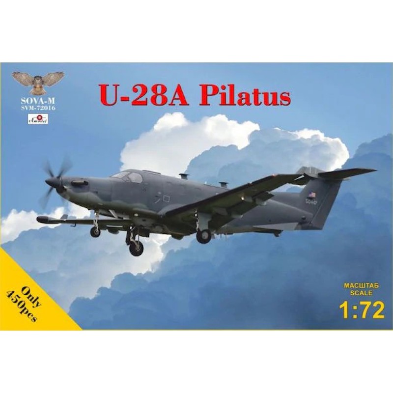 Збірна модель літака Одномоторний турбогвинтовий літак U-28A Pilatus 1:72