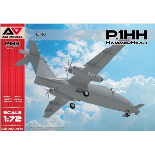 Збірна модель літака Разведывательный БПЛА P.1HH HammerHead 1:72