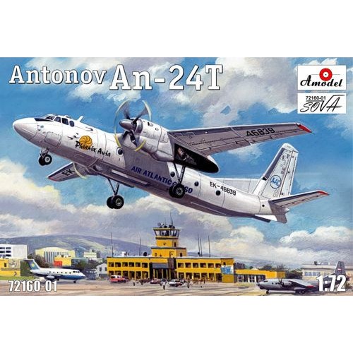 Збірна модель літака Літак Антонов Ан-24T Phoenix Avia 1:72
