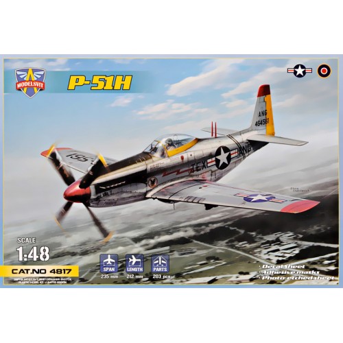 Збірна модель літака Винищувач P-51H Mustang 1:48