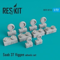 Смоляные колеса для самолета Saab 37 "Viggen"