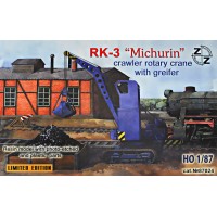 ZZ87024 PK-3 Michurin crawler rotary crane with greifer