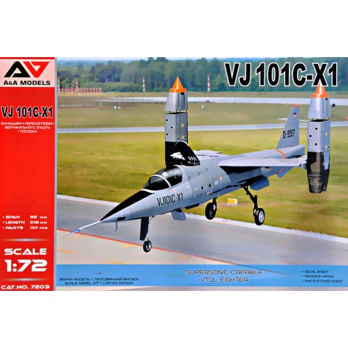 Збірна модель літака Самолет VJ-101C-X1 1:72