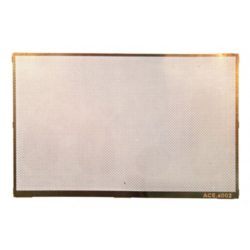 Фототравлення Фототравление: Косая сеть, размер ячейки - 0,8х0,5 мм