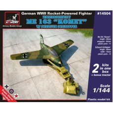 Истребители Me 163B "Komet" с трактором "Scheuch"