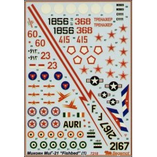 MiG-21 decal (part 1)