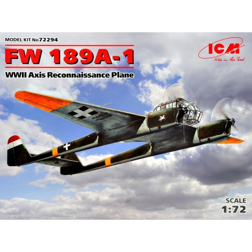Літаки Немецкий самолет-разведчик Fw 189A-1 стран Оси, ІІ МВ