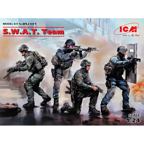 Фигуры и миниатюры Команда. S.W.A.T. (набор для диорамы) 1:24