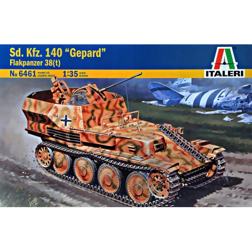 Бронетехніка та артилерія Самоходная установка Sd.Kfz. 140 "Gepard" Flakpanzer 38 (t)