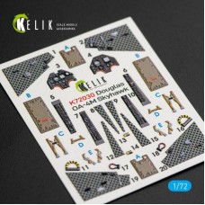 Декаль для модели самолета OA-4M "Skyhawk" (интерьер), (Fujimi/Hoby 2000)