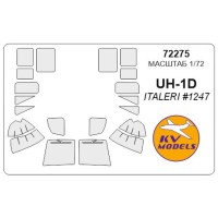 Маска для модели вертолета UH-1D (Italeri)