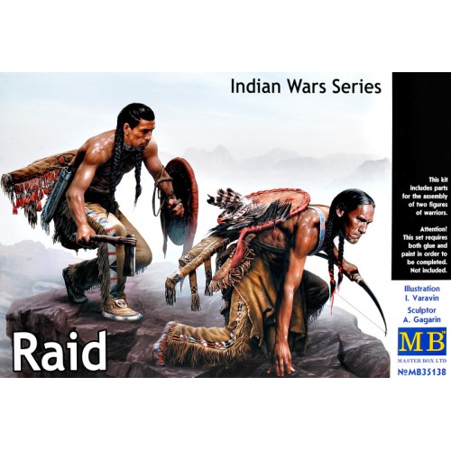Фігури та мініатюри "Налет", индейская военная серия